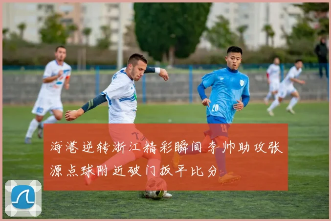 海港逆转浙江精彩瞬间李帅助攻张源点球附近破门扳平比分