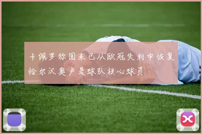 卡佩罗称国米已从欧冠失利中恢复恰尔汉奥卢是球队核心球员