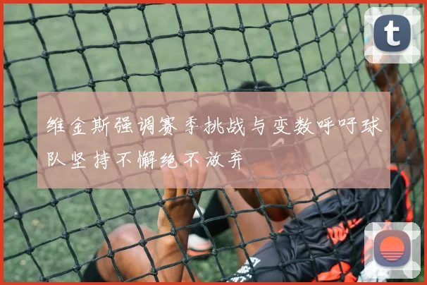 维金斯强调赛季挑战与变数呼吁球队坚持不懈绝不放弃